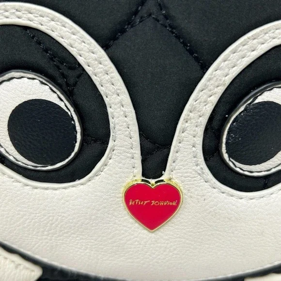 Betsey Johnson Pink Hedgehog Kitsch Cosmetic Pencil Travel Bag New with Tag - Picture 4 of 16